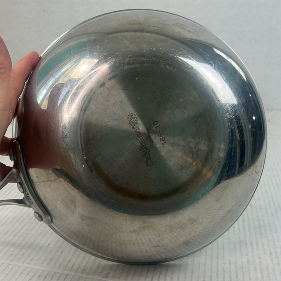 Calphalon Stainless Steel 10” Wok 165 Flat Bottom Cooking Pan - Picture 11 of 11